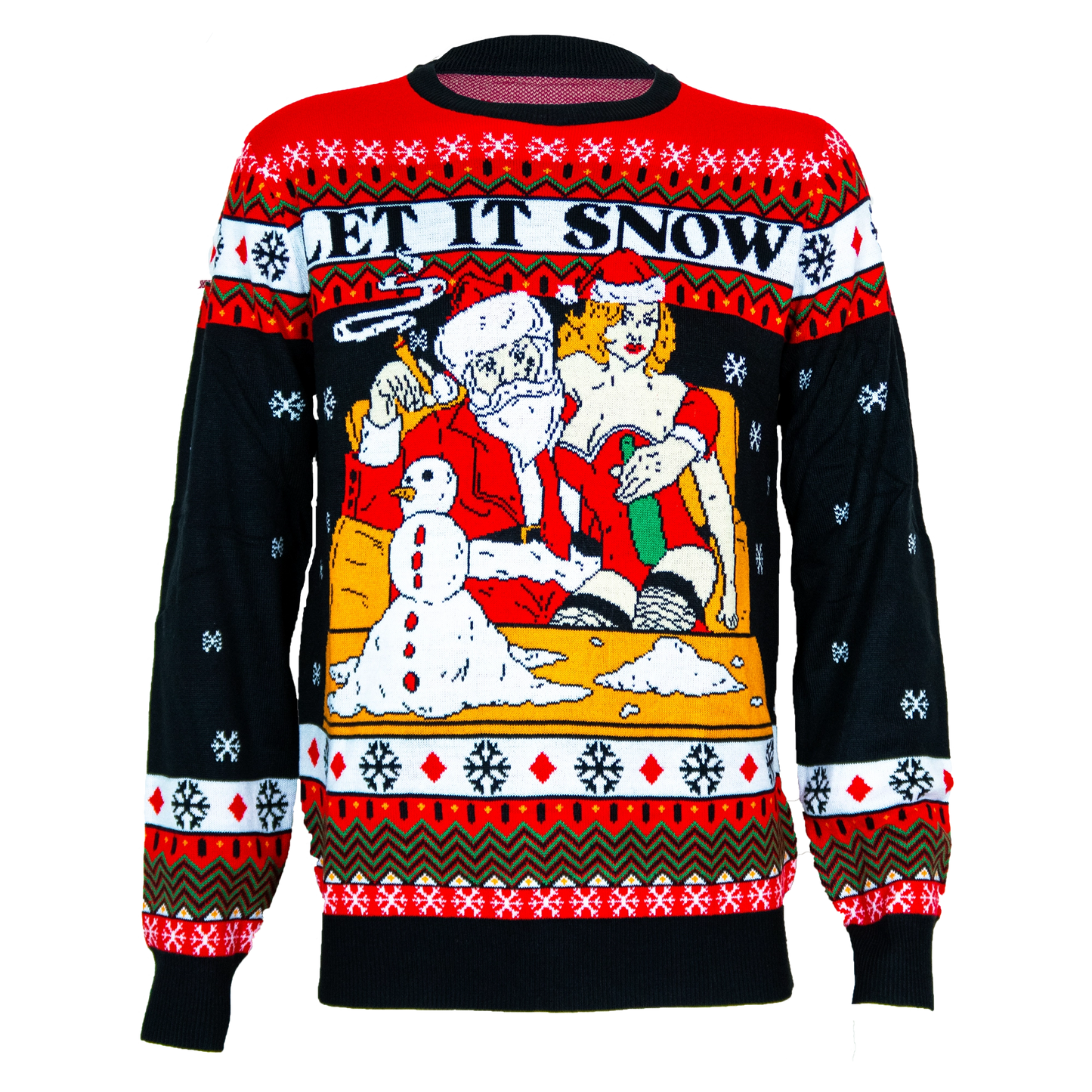 Gangster Santa Hässlicher Weihnachtspullover