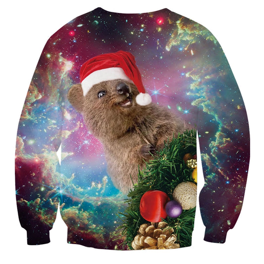 Quokka-Weihnachtspullover