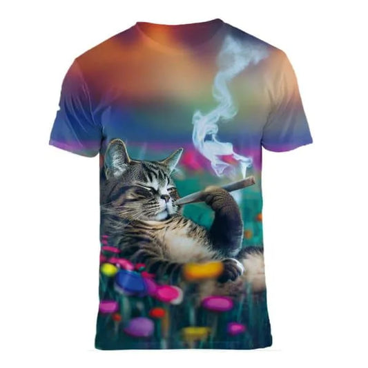 420 Kitten Smoking Pot Shirt