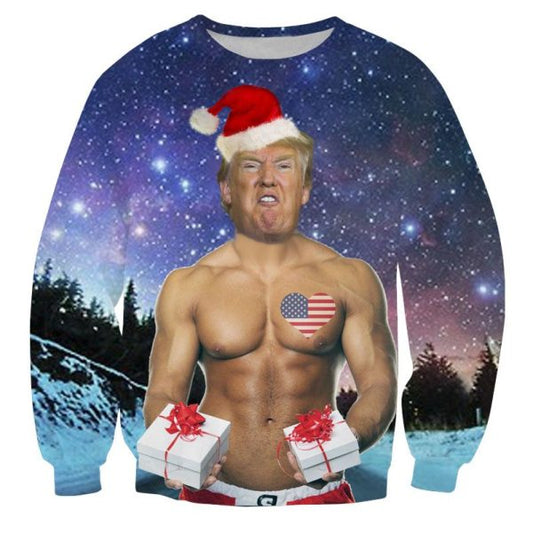 Sexgod Trump The Ugliest Christmas Sweater