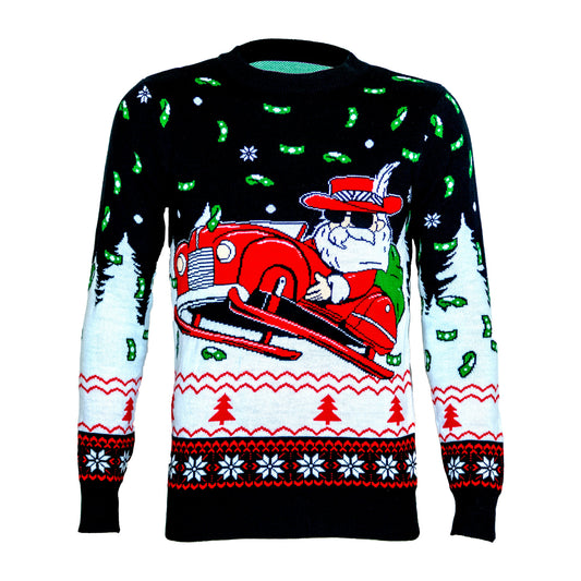 Pimp Santa christmas pullover
