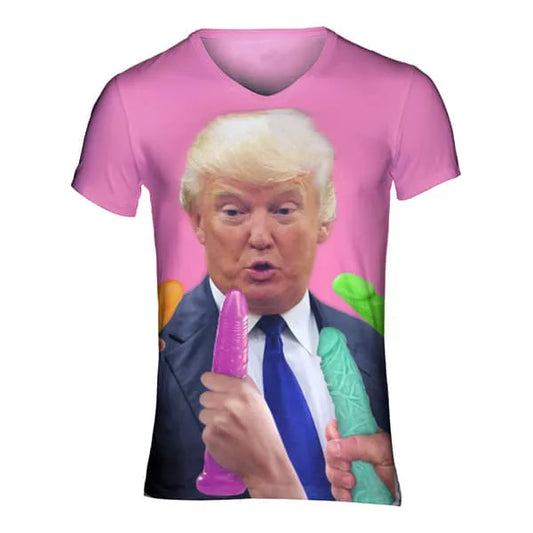 Cocky Trump Pink Party Shirt